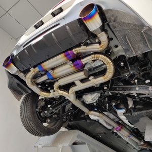 Tubos de escape de titanio para coche, sistema de escape para <span class=keywords><strong>GR86</strong></span> & BRZ titanium catback 2022, 2022 - Product Image 6