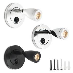 Luminária de Parede de Alumínio 12V 24V Popular de Baixa Tensão para RV, Trailer, Motorhome - Holofote LED para Leitura e Iluminação Interna de Caravana - Product Image 2