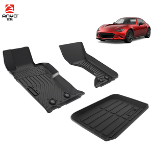 Alfombrillas Termoformadas Originales TPE para el Interior del Automóvil, Alfombrilla para <span class=keywords><strong>Maletero</strong></span>, Alfombrillas 3D de Plástico para <span class=keywords><strong>Mazda</strong></span> <span class=keywords><strong>MX</strong></span>-5 ND Miata 2016-2025 - Product Image 2