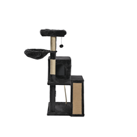 Meilleure vente : Arbre à chat multi-niveaux avec griffoir en sisal, hamac et condo pour chatons de taille moyenne