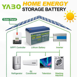 Batería de Litio Recargable de Ciclo Profundo LiFePO4 de 100Ah, 200Ah, 300Ah, 12V, Personalizada en Shenzhen, China, para Almacenamiento Solar - Product Image 5