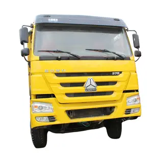 Gebruikte Howo 6X4 375hp 10 Wielen Krachtige Aanhangwagen Cnhtc Tractor Vrachtwagens Met Goedkope Prijs