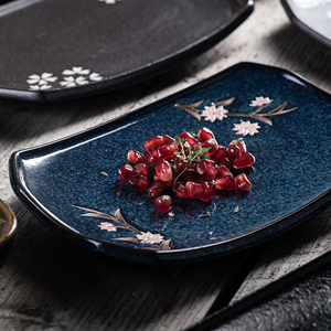 Vajilla de Cerámica para Restaurante Japonés/Coreano, Plato de <span class=keywords><strong>Sushi</strong></span> de Cerámica, Juego de Vajilla Colorida, Platos de Cerámica para Hostelería - Product Image 1