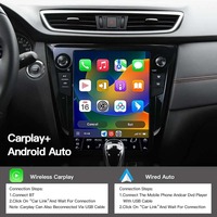 Autoradio Android 14 12,1'' avec Carplay, GPS, lecteur multimédia vidéo, écran pour Nissan X-Trail Xtrail T32 2014-2019 Qashqai J11