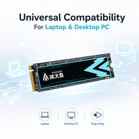 قرص صلب داخلي M.2 2280 NVMe SSD PCIe 3.0 X4 متوافق عالميًا لأجهزة الكمبيوتر المحمولة والمكتبية