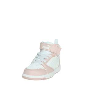 Puma Girls' High Top Sneakers White Pink 21 <b>Soft</b> Casual <b>Shoes</b> - Product Image 6