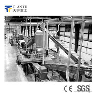 Équipement entièrement automatique de recyclage et de traitement des pales d'éoliennes usées