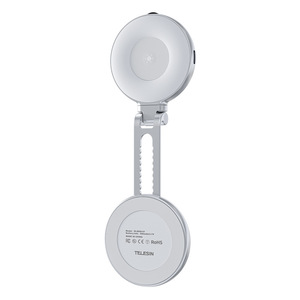 ไฟวงแหวนเซลฟี่พกพา Telesin Mini Phone Magnetic Beauty Light 2700k 5600k 7500k ปรับอุณหภูมิสีได้ สำหรับถ่ายภาพบุคคล - Product Image 2