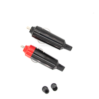 Adaptateur de prise mâle/femelle Huanuo 12V DC 5.5x2.1mm/5.5x2.5mm pour allume-cigare de voiture