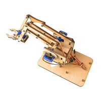Kit d'apprentissage DIY Assemble STEM Toy Robot arm DIY pièces de rechange kit de création acrylique