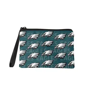 Cross-border new coin purse hand wallet personalized printed small coin purse PHILADELPHIA EAGLES football team