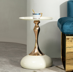 Mesa de <span class=keywords><strong>consola</strong></span> moderna de <span class=keywords><strong>metal</strong></span> blanco multiusos para sala de estar, apartamento, Hotel, comedor, dormitorio, muebles para el hogar - Product Image 2