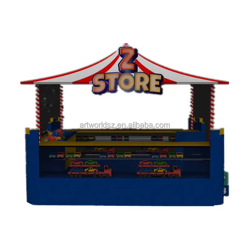 Artworld Displays Showroom Display Racks For Toys Retail Store Furniture Storage Rack Toy Kiosk Simple 3D Design