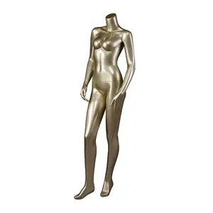 Ganzkörper Gold Schaufenster puppe Realistische weibliche Unterwäsche Dessous Schaufenster puppe