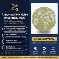 Grasa Amortiguadora NLGI 0, Lubricante Semilíquido para Interruptores de Teclado, Control Remoto, Rueda de Desplazamiento del Ratón, Viscosidad Personalizada, Fábrica OEM