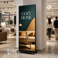 Affichage LED numérique mobile d'intérieur P2.5 640x1920mm couleur intégrale pour les zones de promotion des métros et des canapés