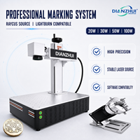 Machine de marquage laser à fibre de bureau 30W 50W 100W, graveur CNC pour tous les métaux : acier inoxydable, aluminium, laiton, cuivre, or, argent