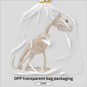 Décorations d'Halloween transfrontalières en plastique, squelette de chien simulé, effrayantes, pour usage intérieur/extérieur, ornement pour bar et maison hantée - Product Image 4