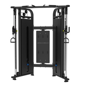 FTS Glide mesin kabel <span class=keywords><strong>Trainer</strong></span> fungsional, peralatan kebugaran Gym stasiun Multi fungsi katrol dapat diatur ganda - Product Image 1