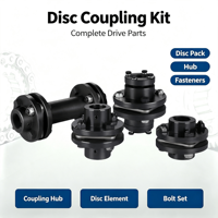 Accouplement élastique en acier haute performance SFS - Couple élevé, utilisation multi-industrielle, personnalisable OEM, diamètre de trou, garantie 1 an