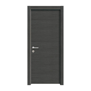 Puerta de WPVC impermeable recubierta de película de PVC con marco para hotel y habitación - Product Image 5