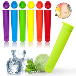 Food-Grade Silicone Popsicle Molds with Lids, DIY Handheld Ice Pop <b>Maker</b>, Creative Ice <b>Cream</b> and Frozen Dessert Mold - Product Image 4