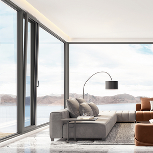 Chất lượng cao bão tác động Kính cường lực cửa sổ kính hai lớp ban công cửa sổ nhôm - Product Image 2