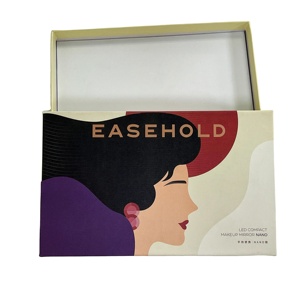 Boîte-cadeau miroir cosmétique de couverture ciel et terre au design personnalisé en gros petit emballage en papier pour cosmétiques et petits cadeaux - Product Image 4