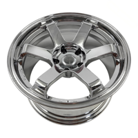 Jantes chromées polies Volk Racing Te37 forgées 5x114.3 5x120 17 18 19 20 21 pouces pour BMW Honda Accord Toyota Jdm