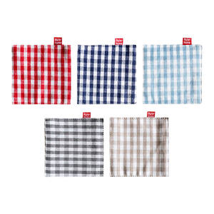 Sous-verre carré isolant en coton à carreaux Ruler Home, anti-brûlure pour la protection des boissons - Product Image 5