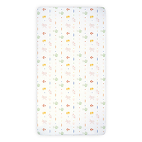 Draps de lit bébé à motif animalier, tricotés, 100% coton, drap-housse personnalisé, housse de lit bébé imperméable miniature