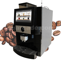 Distributeur automatique de café en forme de haricot à tasse, plateau de Table extérieur Commercial, système de paiement de pièces de chocolat froid et chaud pour le bureau
