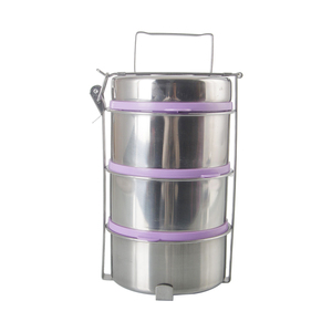 Toptan özel 2/3 katlı sızdırmaz öğle yemeği gıda konteyner yüksek kalite taşınabilir paslanmaz çelik öğle yemeği kutusu çocuklar ve yetişkinler için - Product Image 3