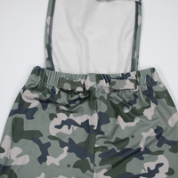 Combinaison une pièce pour bébés filles Af-1 Custom Factory, en tissu tricoté, imprimée, à volants, avec bretelles