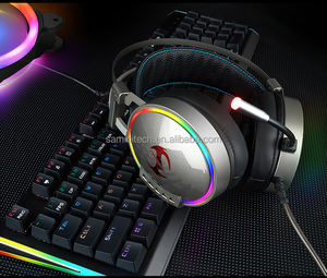 USB 7,1 Auriculares para juegos Juego de disparos 3D Reconocimiento de sonido Los mejores auriculares para juegos de PC con micrófono PS5 PS4 X Box PU BG - Product Image 5