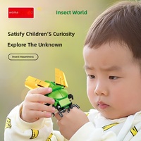 Woma Insect Battle Creative DIY ABS Plastic Small-Particle Building Blocks Children Toy Boys Gift Beetle Animal Model Age