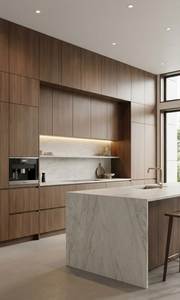 Artisan Custom Modular Antique L-Shape Plywood <strong>Kitchen</strong> Cabinets &amp; Island <strong>Bar</strong> with Sink and 5+ Drawers - Product Image 3