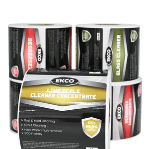 Etichetta autoadesiva personalizzata con Logo personalizzato etichetta autoadesiva personalizzata in vinile con stampa di lamina d'oro rotolo di PVC etichetta di imballaggio per alimenti naturali - Product Image 2