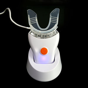 Supporto per piccoli ordini con scatola bianca semplice per uso domestico lampada sbiancante per denti Logo privato vibratore sonico dispositivo di vibrazione dentale - Product Image 1