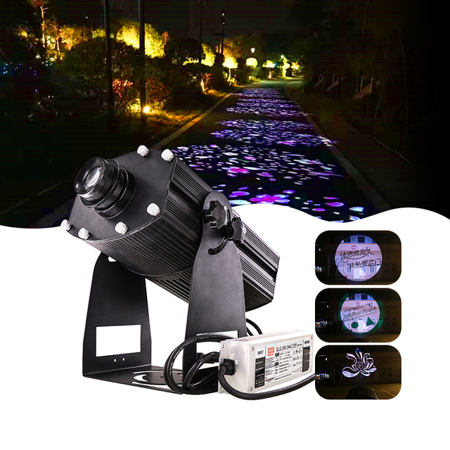 Outdoor 200W  Pattern Rotation Led Advertising logo Light Custom Zoom Gobo Projector Light