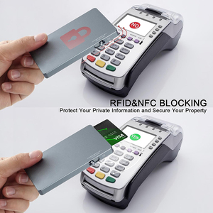 New <b>RFID</b> Side-Push Card Box <b>Men</b> Credit Card Holder Pop up Aluminum Minimalist <b>Wallet</b> with magsafe Megnetic - Product Image 4