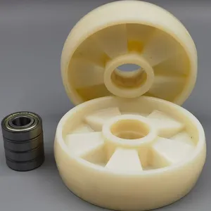 Durable Caster Wheel Nylon With 6204 Bearings