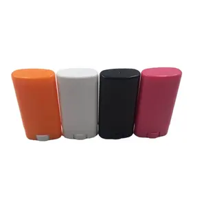 15G Lege Kleurrijke Lippenbalsem Plastic Roll Up Tube Deodorant Stick Container Zonnebrandcrème Stok Buis