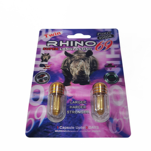 Cápsulas Rhino Ultra Male Energy, Vitalidad Avanzada y Mejora del Rendimiento, Estilo de Paquete de Tarjetas de Marca Privada - Product Image 5
