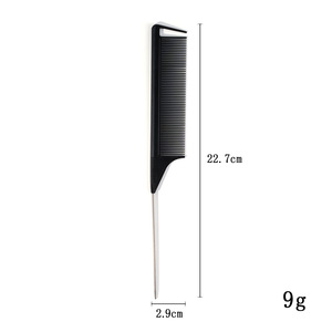 Peines para peluquería, peines para peinar y desenredar, peines antiestáticos para cortar el cabello de hombre, peines planos para cortar el cabello, hechos de - Product Image 4