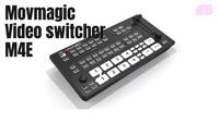 Conmutador mezclador Movmagic M4e 4K SDI Para Transmissao Ao Vivo Em Broadcast Com 5 Canais De Multipreview Para O