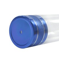 Flacon pompe airless transparent rechargeable de 15 ml, 30 ml, 50 ml, 100 ml pour lotion et fond de teint