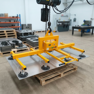 2026 Easytech OEM Grue à flèche murale sans fil pour levage de façades en acier et vitrages redondants, avec ventouse de levage - Product Image 1