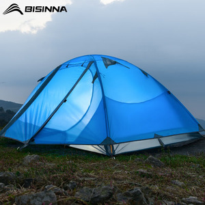 Beishanlang Outdoor Camping Tent Double Layer 210D Oxford PU Fabric Breathable Windproof Portable Mountaineering - Product Image 5