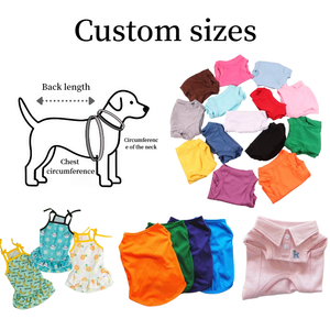 Soft Breathable Cute Floral Pet Dog Apparel Comfortable Casual Summer Small Dog <b>Clothes</b> Fashion Sleeveless Cotton Dog Shirt - Product Image 2